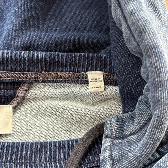 Buck Mason Navy Hoodie - Picture 4 of 6